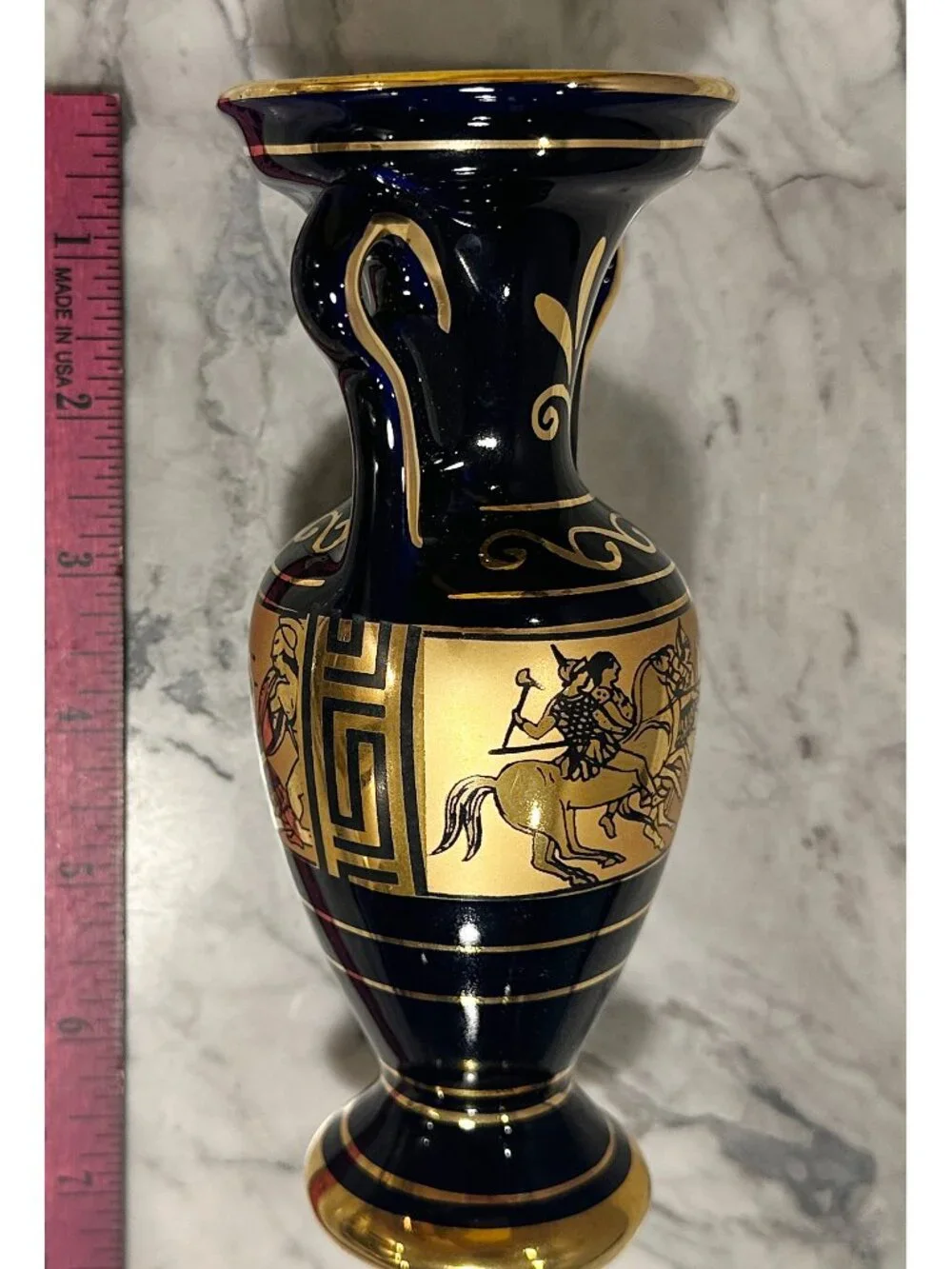 KA Greek 24K Gold Small Vase